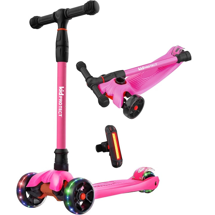Trotineta Copii KidProtect KidGlider, Roz Trotineta Copii KidProtect KidGlider, Roz